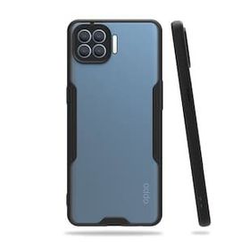Oppo Reno 4 Lite Platin Silikon Siyah Kılıf