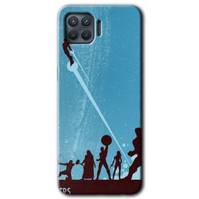 Oppo Reno 4 Lite Polygon Graident 3 Baskılı Uyumlu Silikon Kılıf