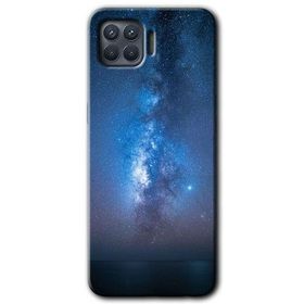 Oppo Reno 4 Lite Samanyolu Baskılı Uyumlu Silikon Kılıf