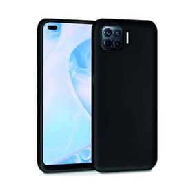 Oppo Reno 4 Lite Siyah Uyumlu Silikon Kılıf