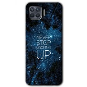 Oppo Reno 4 Lite Stars Wallpaper Baskılı Uyumlu Silikon Kılıf