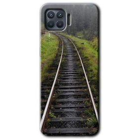 Oppo Reno 4 Lite Tren Yolu Baskılı Uyumlu Silikon Kılıf