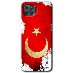 Oppo Reno 4 Lite Türkiyem Baskılı Uyumlu Silikon Kılıf