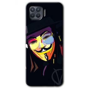 Oppo Reno 4 Lite Uyumlu Vendetta Baskılı Silikon Kılıf