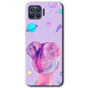 Oppo Reno 4 Lite Uzaylı Kız Baskılı Uyumlu Silikon Kılıf