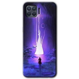 Oppo Reno 4 Lite Wanderer Silhouette Baskılı Uyumlu Silikon Kılıf