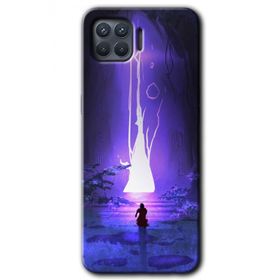 Oppo Reno 4 Lite Wanderer Silhouette Baskılı Uyumlu Silikon Kılıf