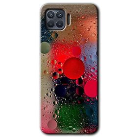 Oppo Reno 4 Lite Wet Bubbles Baskılı Uyumlu Silikon Kılıf