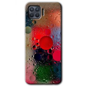 Oppo Reno 4 Lite Wet Bubbles Baskılı Uyumlu Silikon Kılıf