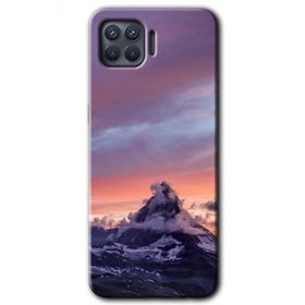 Oppo Reno 4 Lite Zirve Baskılı Uyumlu Silikon Kılıf