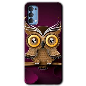 Oppo Reno 4 Mandala Patterns Kaleidoscope Baskılı Uyumlu Silikon Kılıf