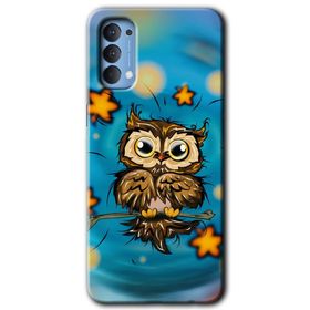 Oppo Reno 4 Mandala Patterns Kaleidoscope Baskılı Uyumlu Silikon Kılıf