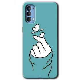 Oppo Reno 4 Mutluluk Baskılı Uyumlu Silikon Kılıf