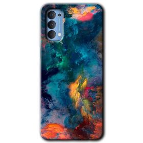 Oppo Reno 4 Penguenler Baskılı Uyumlu Silikon Kılıf