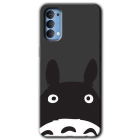 Oppo Reno 4 Şaşkın Eşek Baskılı Uyumlu Silikon Kılıf