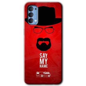 Oppo Reno 4 Say My Name Baskılı Uyumlu Silikon Kılıf