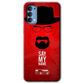 Oppo Reno 4 Say My Name Baskılı Uyumlu Silikon Kılıf