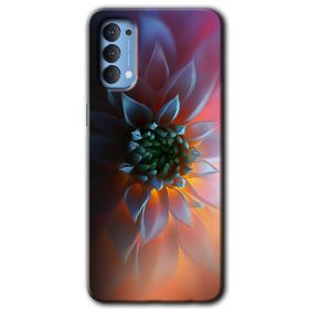 Oppo Reno 4 Sevimli Kedi 1 Baskılı Uyumlu Silikon Kılıf