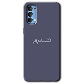 Oppo Reno 4 Sigara Zararlıdır Baskılı Uyumlu Silikon Kılıf
