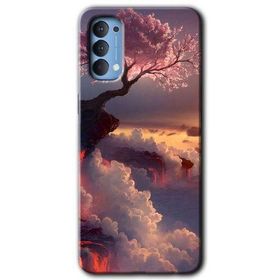 Oppo Reno 4 Uçurumdaki Hayat Baskılı Uyumlu Silikon Kılıf