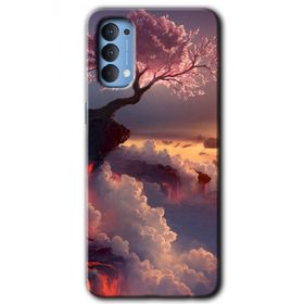 Oppo Reno 4 Uçurumdaki Hayat Baskılı Uyumlu Silikon Kılıf