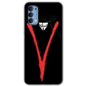 Oppo Reno 4 V for Baskılı Uyumlu Silikon Kılıf