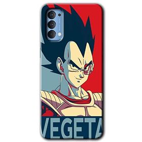Oppo Reno 4 Vegeta Baskılı Uyumlu Silikon Kılıf