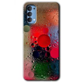 Oppo Reno 4 Wet Bubbles Baskılı Uyumlu Silikon Kılıf