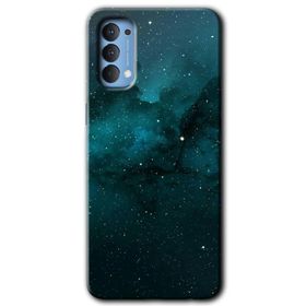 Oppo Reno 4 Yıldızlararası Baskılı Uyumlu Silikon Kılıf