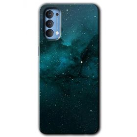 Oppo Reno 4 Yıldızlararası Baskılı Uyumlu Silikon Kılıf
