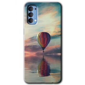Oppo Reno 4 Zeplin Baskılı Uyumlu Silikon Kılıf
