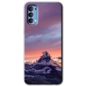 Oppo Reno 4 Zirve Baskılı Uyumlu Silikon Kılıf