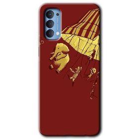 Oppo Reno 4 Zoo Baskılı Uyumlu Silikon Kılıf