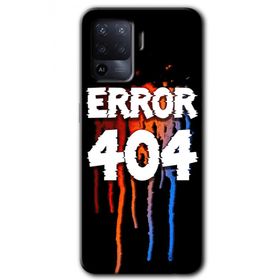 Oppo Reno 5 Lite 404 Error Baskılı Uyumlu Silikon Kılıf