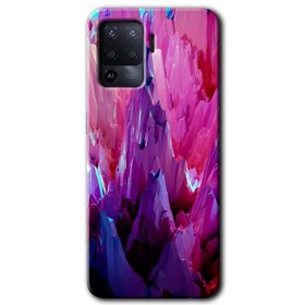 Oppo Reno 5 Lite Abstraction Sharp Baskılı Uyumlu Silikon Kılıf