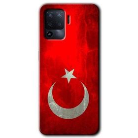 Oppo Reno 5 Lite Albayrak Baskılı Uyumlu Silikon Kılıf