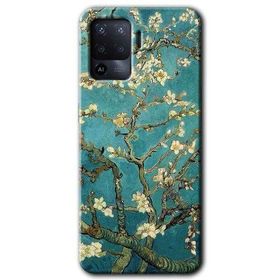 Oppo Reno 5 Lite Almond Blossom Baskılı Uyumlu Silikon Kılıf