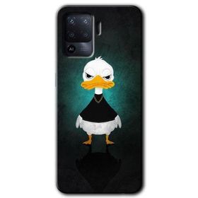 Oppo Reno 5 Lite Angry Duck Baskılı Uyumlu Silikon Kılıf