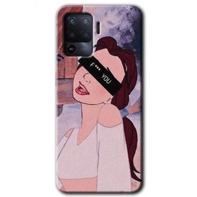 Oppo Reno 5 Lite Bad Girl Baskılı Uyumlu Silikon Kılıf