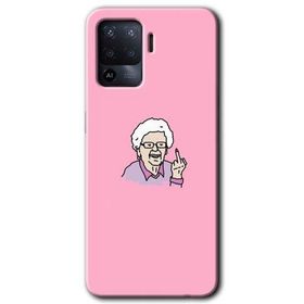 Oppo Reno 5 Lite Bad Grandmother Baskılı Uyumlu Silikon Kılıf