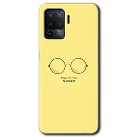 Oppo Reno 5 Lite Be Honest Baskılı Uyumlu Silikon Kılıf