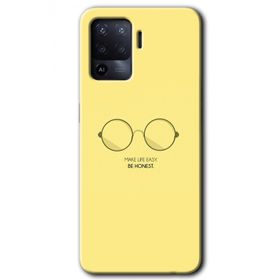 Oppo Reno 5 Lite Be Honest Baskılı Uyumlu Silikon Kılıf