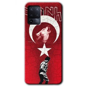 Oppo Reno 5 Lite Bozkurt Atam Baskılı Uyumlu Silikon Kılıf