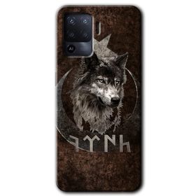 Oppo Reno 5 Lite Bozkurt Göktürk Baskılı Uyumlu Silikon Kılıf