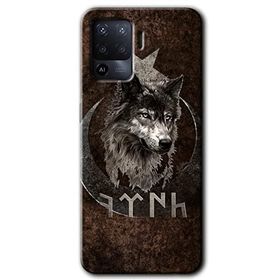 Oppo Reno 5 Lite Bozkurt Göktürk Baskılı Uyumlu Silikon Kılıf