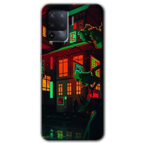 Oppo Reno 5 Lite China Street Baskılı Uyumlu Silikon Kılıf