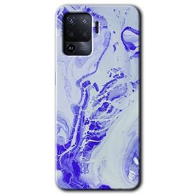 Oppo Reno 5 Lite Cranny Liquid Wall Baskılı Uyumlu Silikon Kılıf