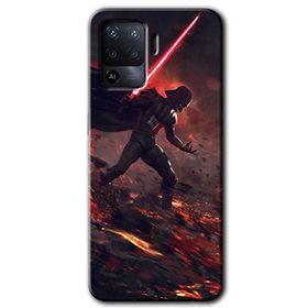 Oppo Reno 5 Lite Darh Vader Wars Baskılı Uyumlu Silikon Kılıf