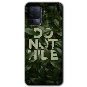 Oppo Reno 5 Lite Do Not Hide Baskılı Uyumlu Silikon Kılıf