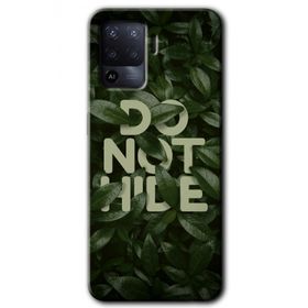Oppo Reno 5 Lite Do Not Hide Baskılı Uyumlu Silikon Kılıf